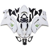 0245 Fairing Kawasaki Ninja Zx6R Zx-6R 07 08 2007 2008 Cowling Monster White